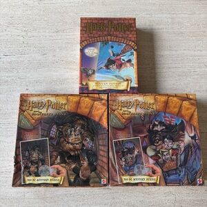 Lot of 3 Harry Potter jigsaw puzzles